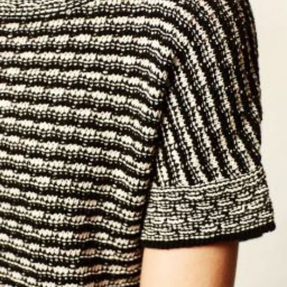 Field & Flower Anthropologie Greta Striped Pullover Sweater Top XS Chunky Knit - Picture 4 of 11